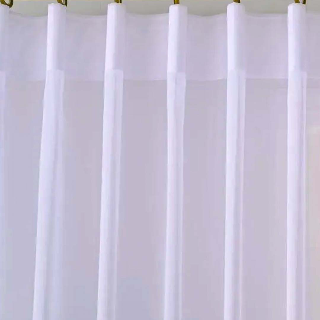Cartridge Pleat Curtains (Sheer)