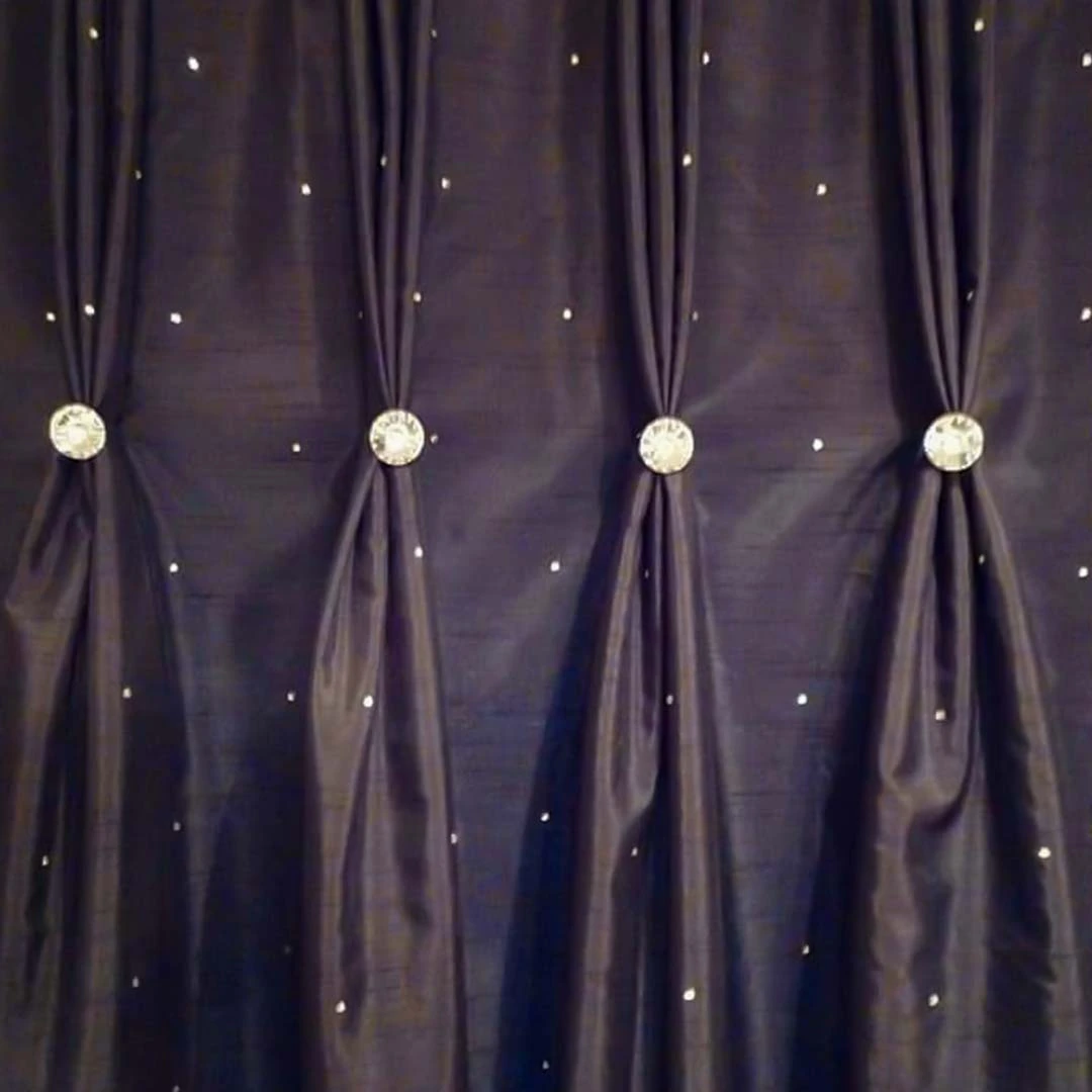 Curtain With Swarovski Crystals