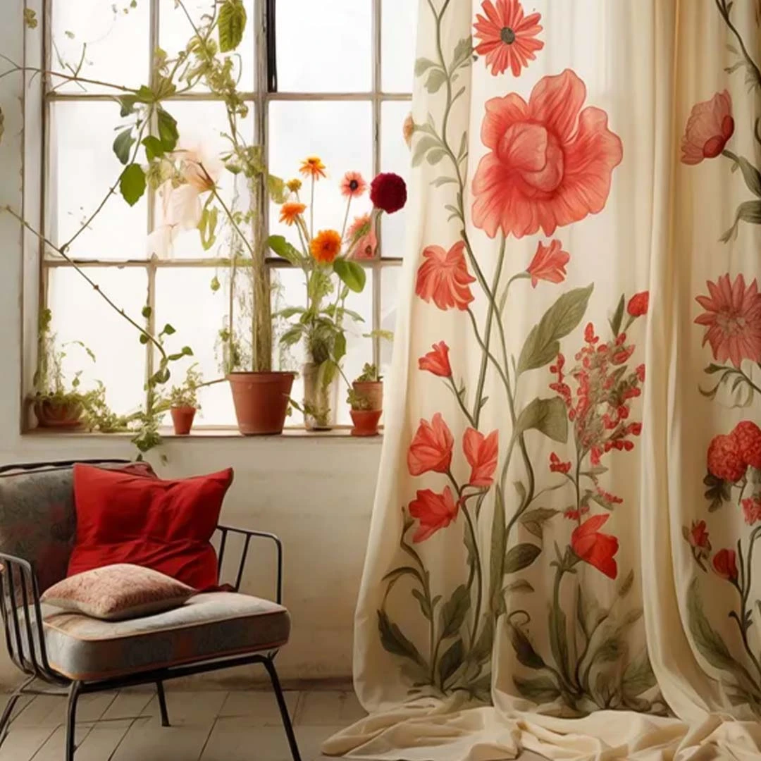 Curtains with Customized Printed Designs