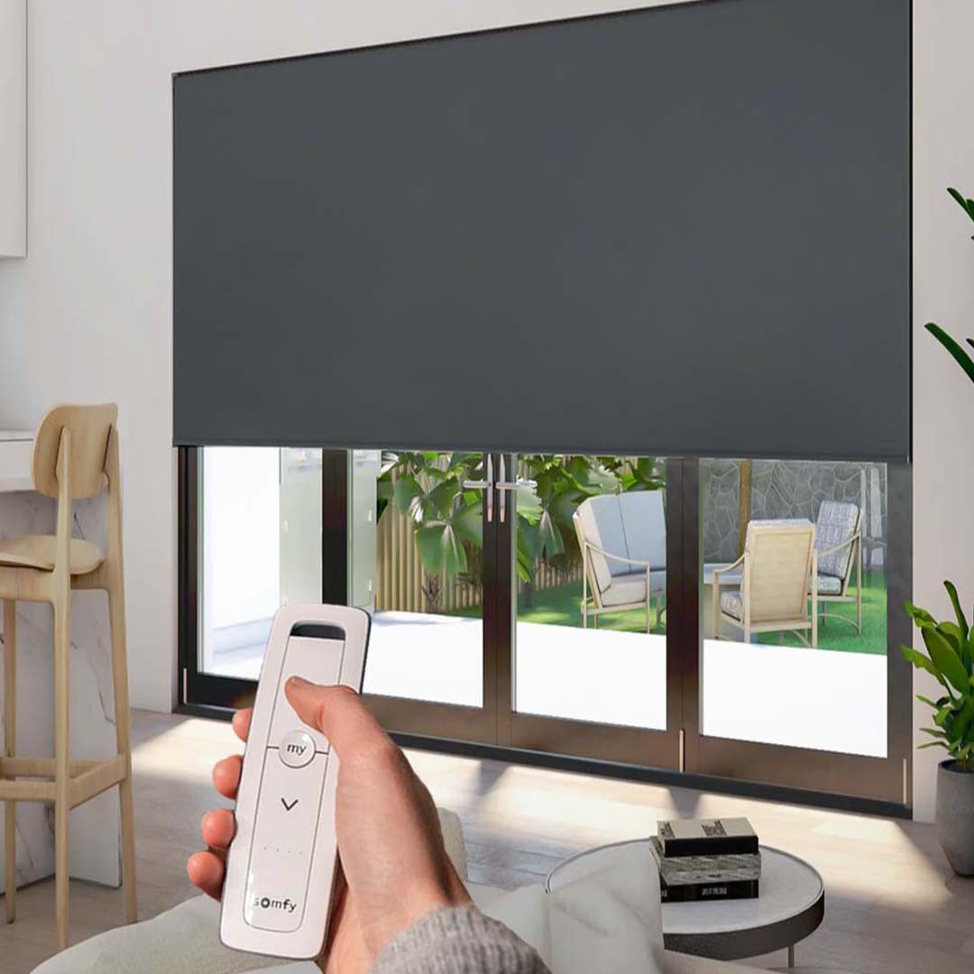 Smart Motorized Blackout Roller Blind