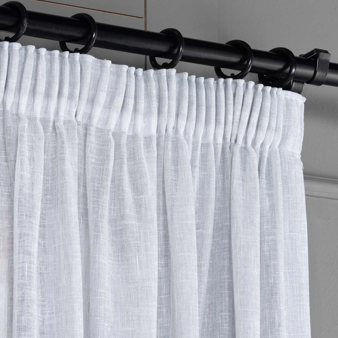 Pencil Pleat Curtains (Sheer)