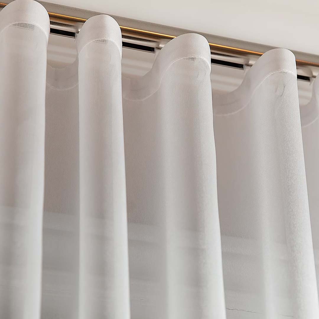 Easy Wave Curtains / Ripple Fold Curtains (Sheer)