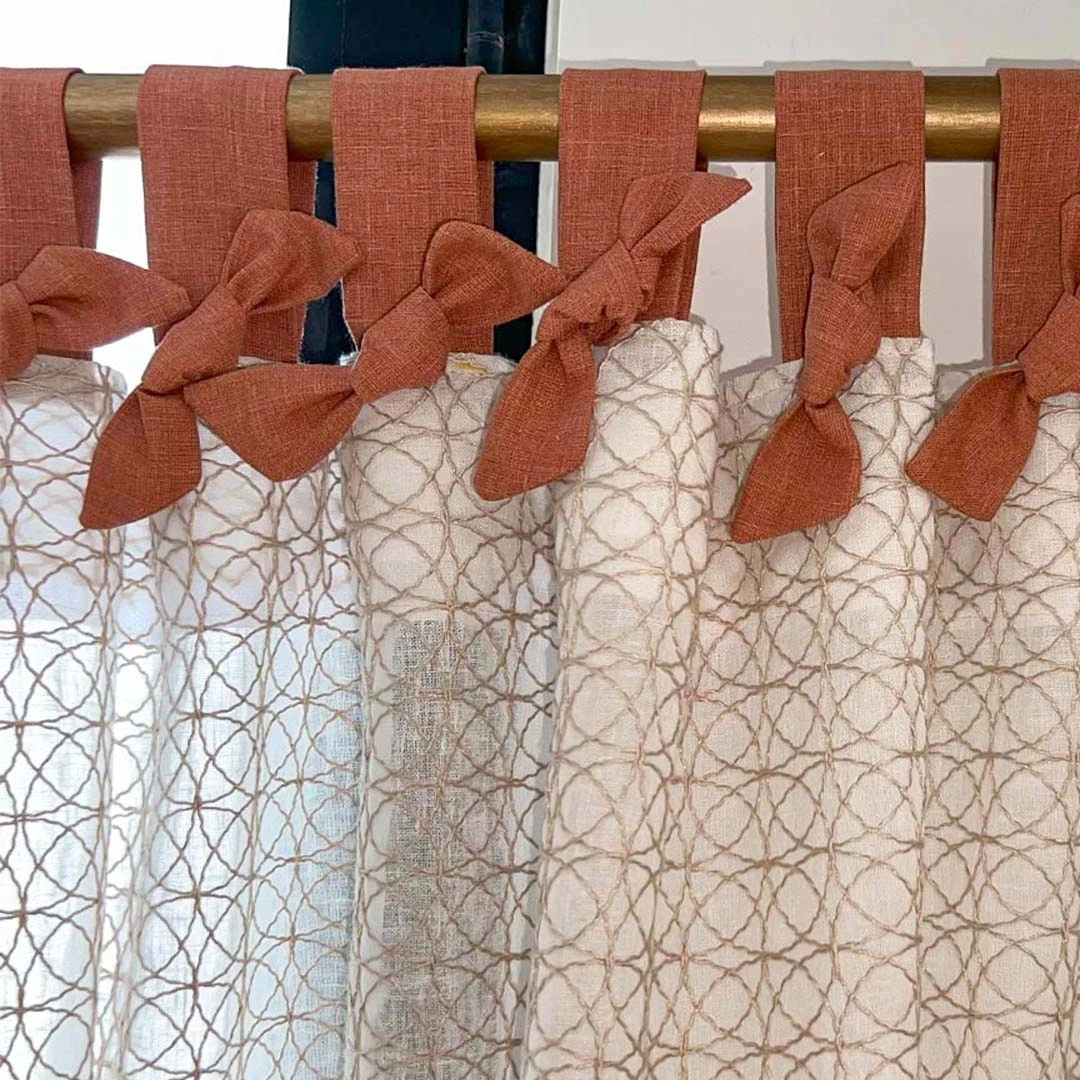 Rod Loop / Tab Top Curtains (Sheer)