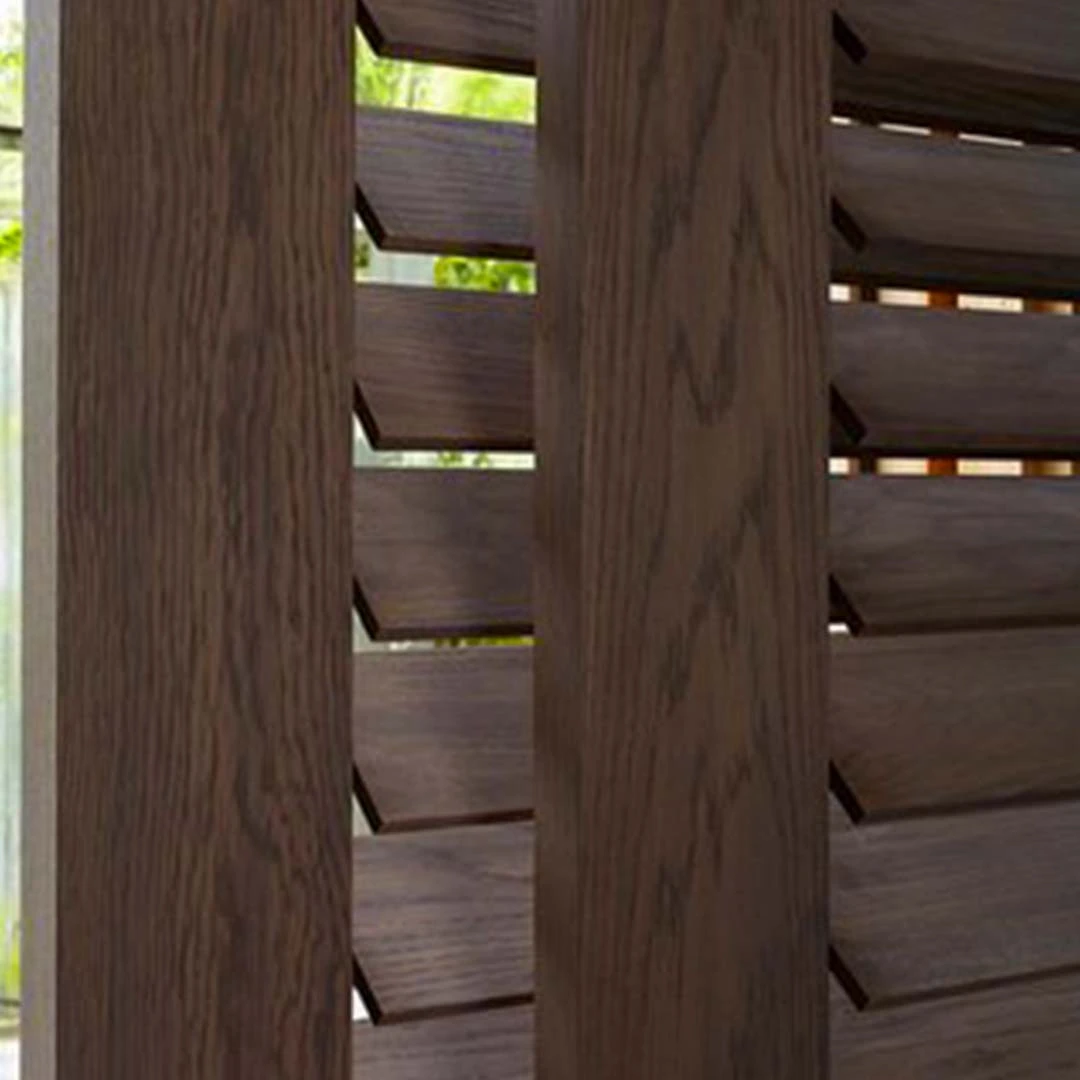 Stained Wood Shutters