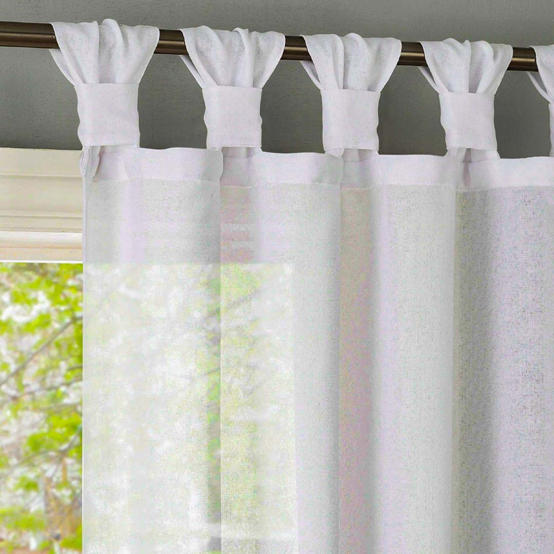 Twist Tab Top Curtains (Sheer)